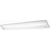 Nelson - Fluorescent batten T5 slimline 2 x 28W cool white 4000K white finish