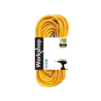 HPM Workshop 10A 3 Core 1.0mm² Extension Lead 20m Yellow