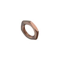 Clipsal - Cable Management, Machined Brass, Steel Couplings, 25mm Steel Locknut