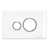 Saturn Series, Cover Socket Outlet, Single switched, Horizontal - Pure White