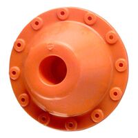 Clipsal - Cable Management, Solid Fittings - PVC, Conduit Locating Flanges, 32mm - Electric Orange
