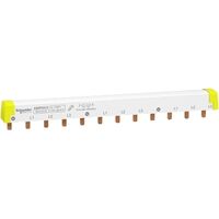 Acti9, Comb Busbar, 3L+N, 18 mm pitch, 12 modules, 100 A
