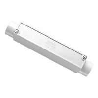 Clipsal - Cable Management, Junction Box, 25mm I.D, 2 Way Through Entry, Draw In - Grey