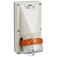 Clipsal - 56 Series, Socket Appliance Inlet, Ip56 5 PIN Less Enclosure - Grey