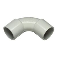 Clipsal - Cable Management, Elbow, Solid, PVC, 20mm - Grey