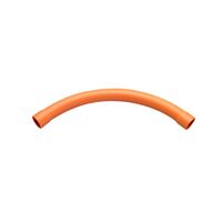 Clipsal - Cable Management, Conduit Bend, Large Sweep, 90Deg, PVC, 40mm - Electric Orange
