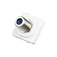 30 Series, TV Antenna Socket, 75Ohm, F-type - White Electric