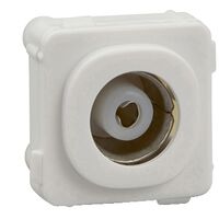 30 Series, TV Antenna Socket, 75Ohm, Coaxial - White Electric