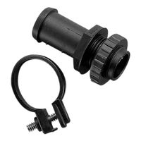 Clipsal - Cable Management, Straight Terminator, 25mm - Black