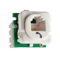 Clipsal Actassi, Modular Socket, Category 3, 6 Way, 4 Contact Socket Mechanism, Telephone - White Electric