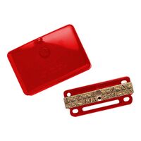 Clipsal - Max 4, Mini Active link, 100 A 500 V 12 hole with cover Red