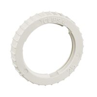 Clipsal - Cable Management, Screwed Lock Ring, PVC, 25mm - Grey