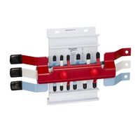 Acti9, MSC Chassis 3PH, 250A, Hybrid 18/27mm for MCB & RCBO 12 poles, Dual Feed