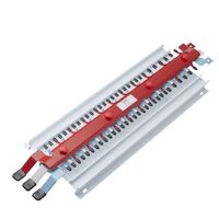 Acti9, MSC Chassis 3PH, 400A, Hybrid 18/27mm for MCB & RCBO 60 poles, Dual Feed