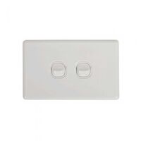 SW2 - 2 Gang 16A Switch Horizontal - SW2 - SW2