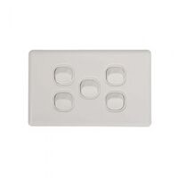 SW5 - 5 Gang 16A Switch Horizontal - SW5 - SW5