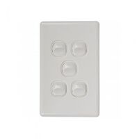 SW5V - 5 Gang 16A Switch Vertical - SW5V - SW5V