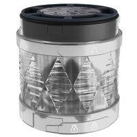 Harmony XVU, Illuminated LED unit for modular tower lights, multi-color, Ø60, steady/blinking/flashing/rotating, IP65, 24 V AC/DC