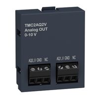 Modicon M221, Analogue output cartridge, 2 analog voltage outputs, I/O extension