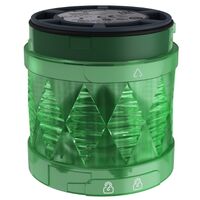 Harmony XVU, Illuminated LED unit for modular tower lights, green, Ø60, steady, IP65, 24 V AC/DC