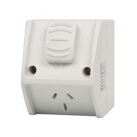 WPGPO1N - 10A W/P Single Socket - Neon - WPGPO1N - WPGPO1N