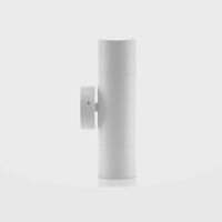 Tivah White TRI Colour Up & Down Wall Pillar Lights