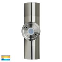 Tivah 316 Stainless Steel TRI Colour Up & Down Wall Pillar Lights