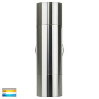 Tivah 316 Stainless Steel TRI Colour Up & Down Wall Pillar Lights