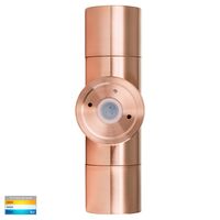 Tivah Solid Copper TRI Colour Up & Down Wall Pillar Lights