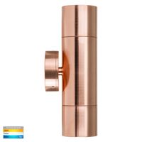 Tivah Solid Copper TRI Colour Up & Down Wall Pillar Lights