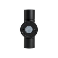 Mini Tivah Aluminium Black Up & Down Wall Pillar Lights