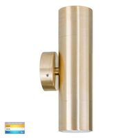 Tivah Solid Brass TRI Colour Up & Down Wall Pillar Lights