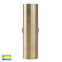 Tivah Solid Brass TRI Colour Up & Down Wall Pillar Lights