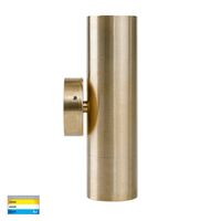 Tivah Solid Brass TRI Colour Up & Down Wall Pillar Lights