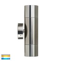 Tivah Titanium Aluminium TRI Colour Up & Down Wall Pillar Lights