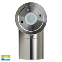 Tivah 316 Stainless Steel TRI Colour Fixed Down Wall Pillar Lights
