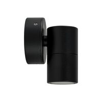 Mini Tivah Black Fixed Down Wall Pillar Lights