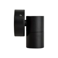 Mini Tivah Black Fixed Down Wall Pillar Lights