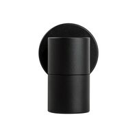 Mini Tivah Black Fixed Down Wall Pillar Lights