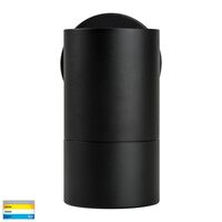 Maxi Tivah Aluminium Black TRI Colour Fixed Down Wall Pillar Lights