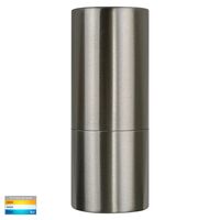 Piaz Stainless Steel TRI Colour Fixed Down LED Wall Pillar Light