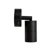Mini Tivah Aluminium Black Single Adjustable Wall Pillar Lights
