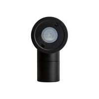 Mini Tivah Aluminium Black Single Adjustable Wall Pillar Lights