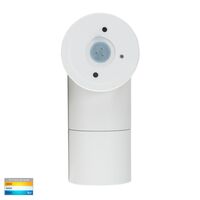 Tivah White TRI Colour Single Adjustable Wall Pillar Lights