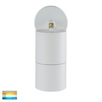 Tivah White TRI Colour Single Adjustable Wall Pillar Lights