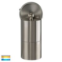 Fortis Stainless Steel TRI Colour Single Adjustable LED Wall Pillar Light