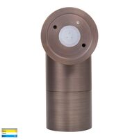 Tivah Antique Brass TRI Colour Single Adjustable Wall Pillar Lights