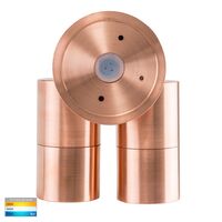 Tivah Solid Copper TRI Colour Double Adjustable Wall Pillar Lights