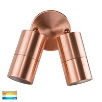 Tivah Solid Copper TRI Colour Double Adjustable Wall Pillar Lights