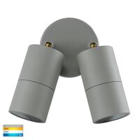 Tivah Silver TRI Colour Double Adjustable Wall Pillar Lights